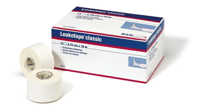 leukotape-classic-sporttape-3-75-cm-x-10-m-wei-unelastisch image 1