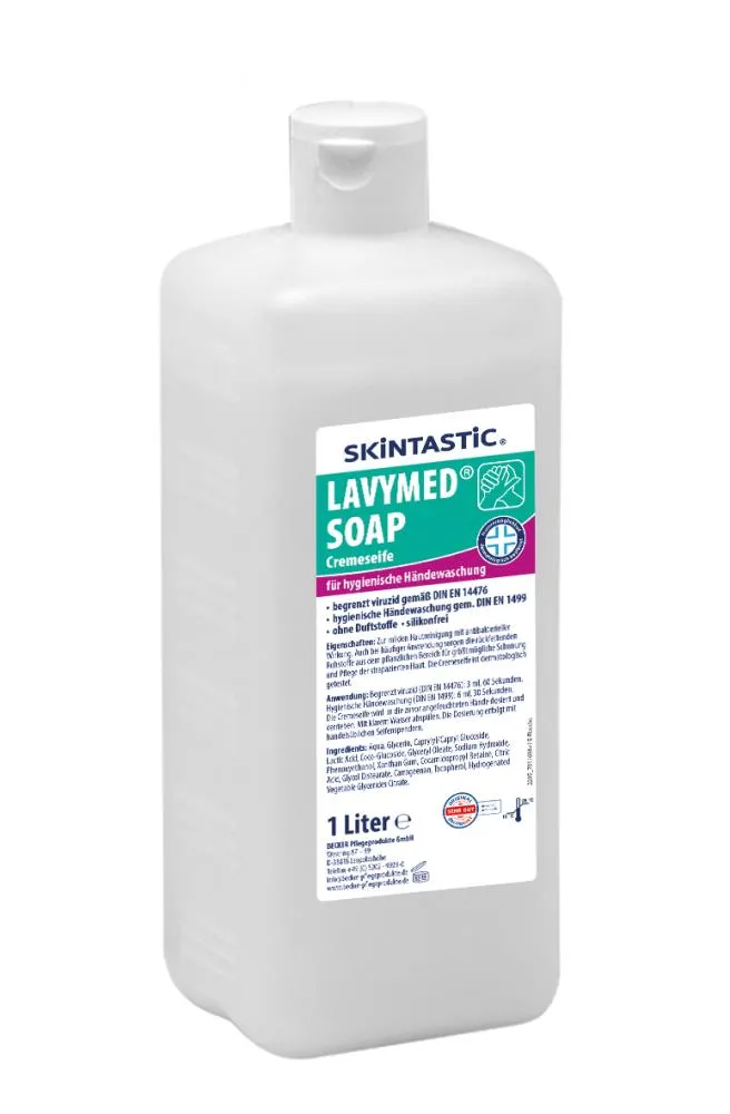 skintastic-lavymed-cremeseife-1-liter-ohne-duftstoffe image 1