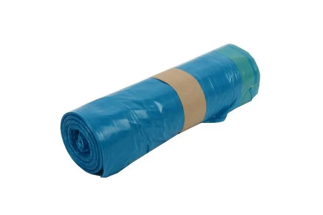 m-llsack-mit-zugband-120-liter-blau-typ-60-25-st-ck-rei-fest image 1
