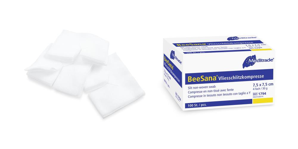 beesana-vlies-schlitzkompressen-7-5x7-5cm-100-st-ck-unsteril image 1