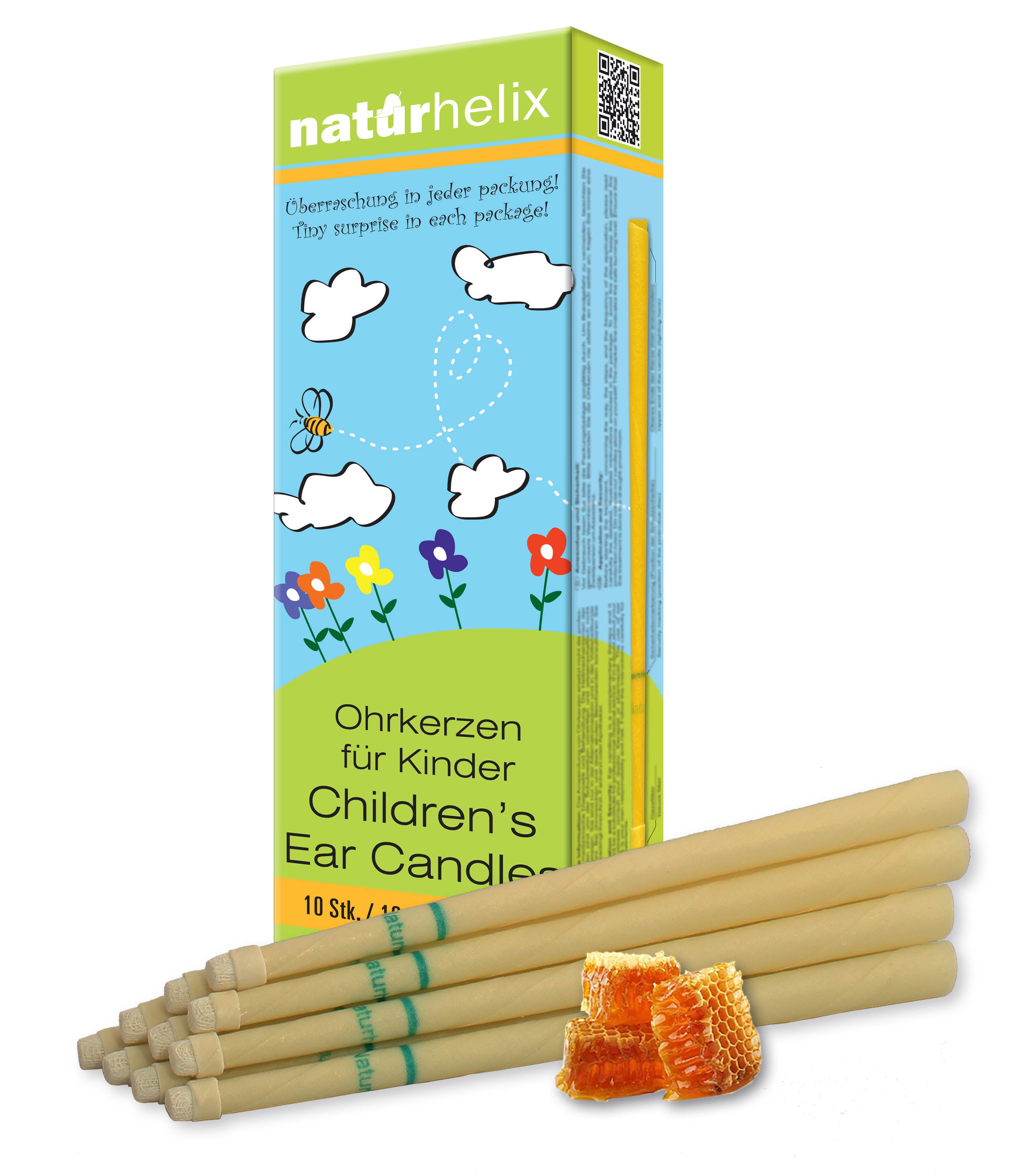 naturhelix-bio-kinder-ohrkerzen-natur-10-st-ck-ohrkerzen image 1