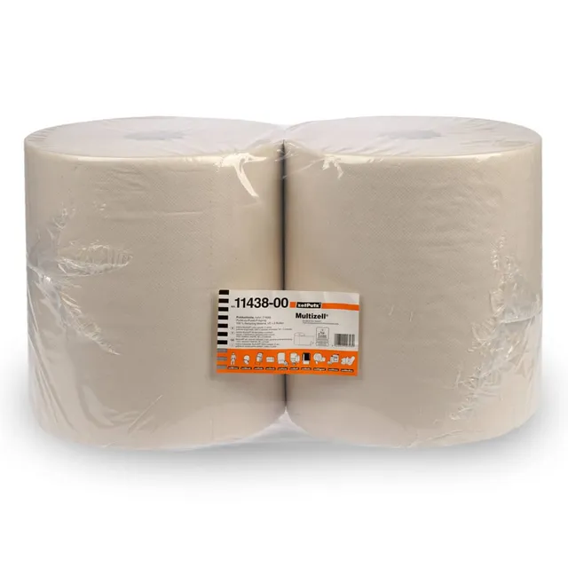 multizell-putztuchrolle-natur-2-lagig-36x38-cm-2-rollen image 1