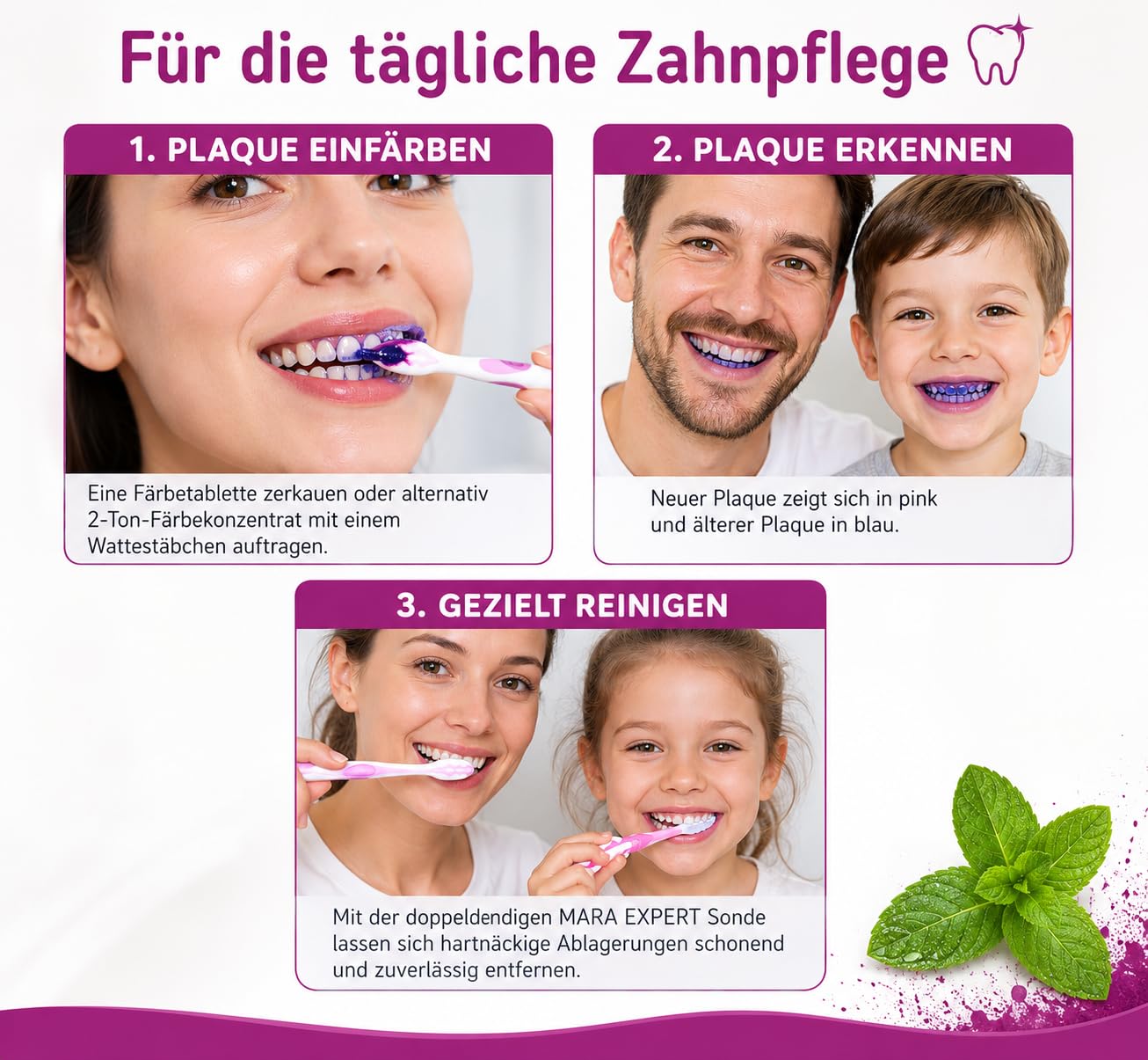 mara-expert-plaque-checker-set-zahnf-rbetabletten-plaque-zahnpasta-3tlg image 6