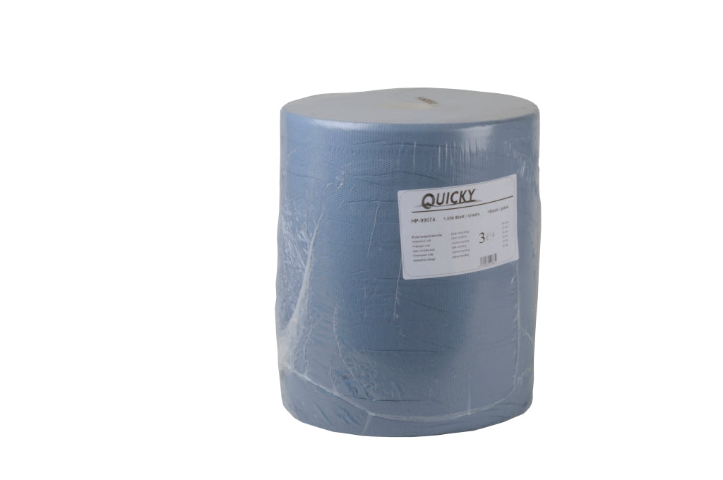 k-k-reinigung-industriepapier-blau-3-lagig-1000-blatt image 1