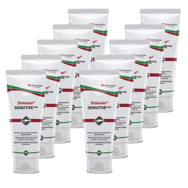 stoko-stokolan-sensitive-pure-hautpflegecreme-10x100-ml-parf-mfrei image 1