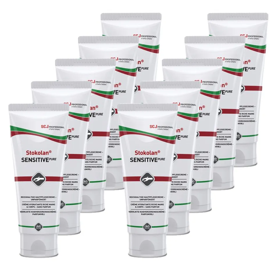 stoko-stokolan-sensitive-pure-hautpflegecreme-10x100-ml-parf-mfrei image 1