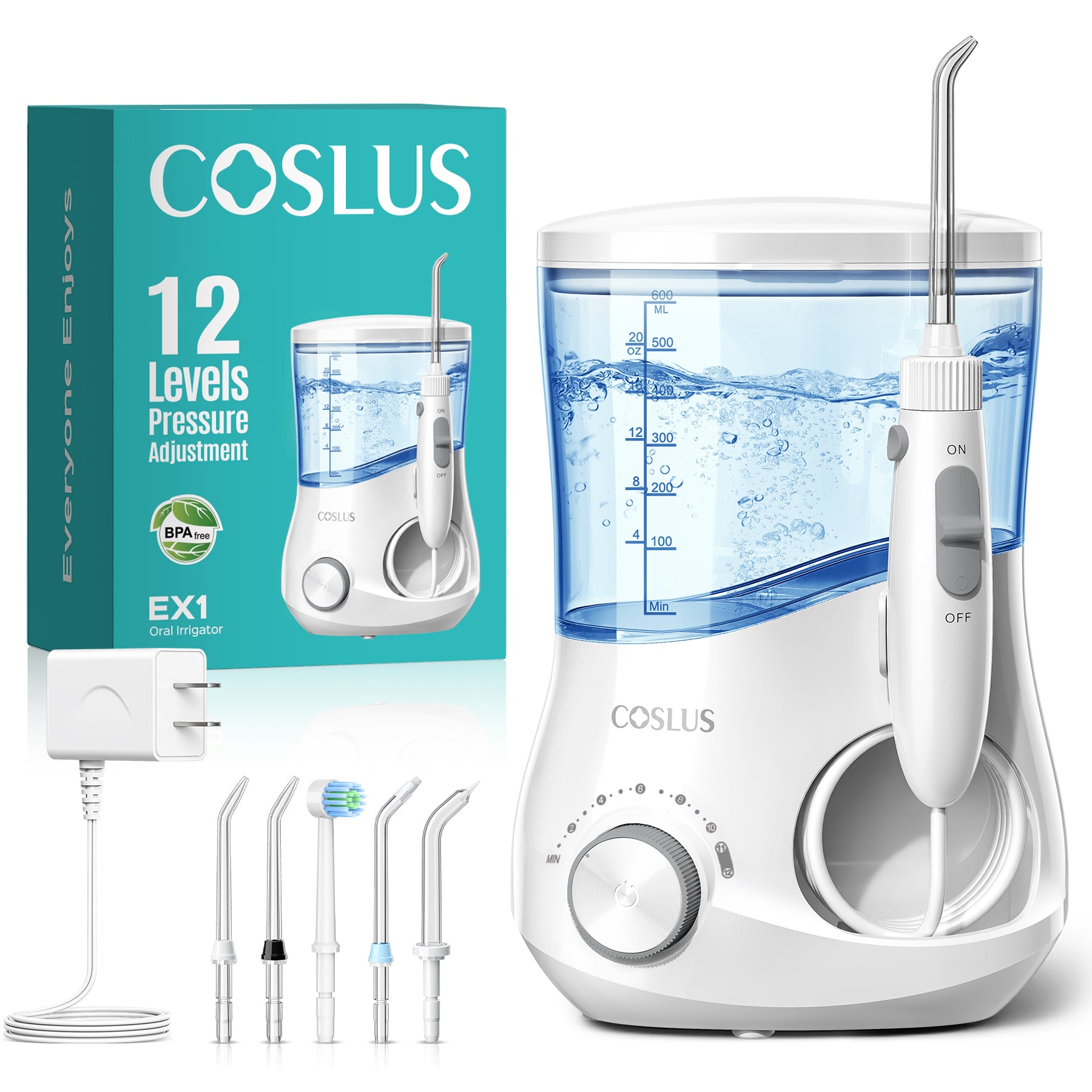 coslus-oral-care-ex1-munddusche-wei-600-ml image 1