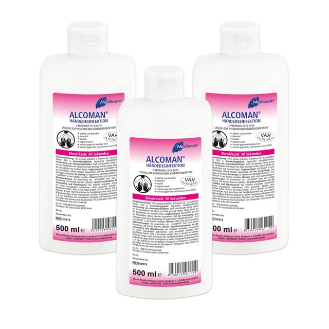 alcoman-h-ndedesinfektion-3x500-ml-begrenzt-viruzid-vah image 1