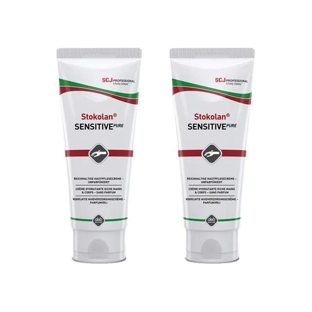 stokolan-sensitive-pure-hautpflegecreme-2x100-ml-parf-mfrei image 1