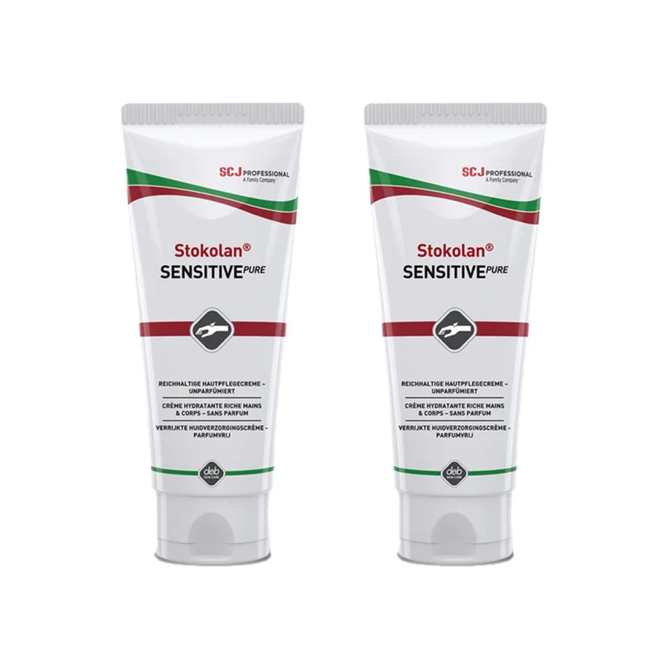 stokolan-sensitive-pure-hautpflegecreme-2x100-ml-parf-mfrei image 1