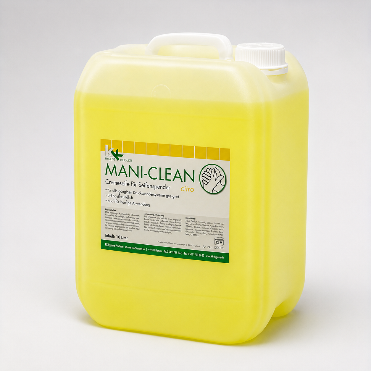 kk-mani-clean-citro-handwaschseife-10-liter-kanister-zitrone image 2
