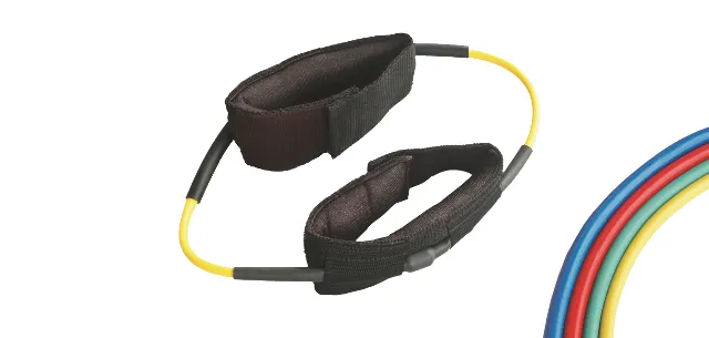 sundo-ankle-tube-fitnessband-beintrainer-gelb-leicht image 1