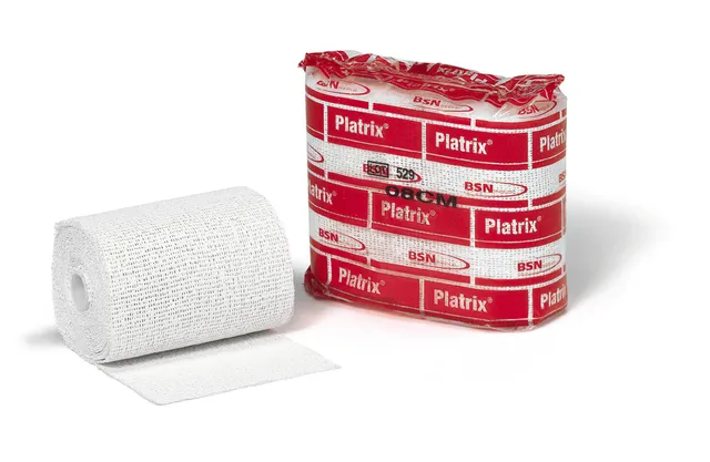 platrix-gips-binde-8-cm-x-3-m-gipsbinde-2-rollen-wei image 1
