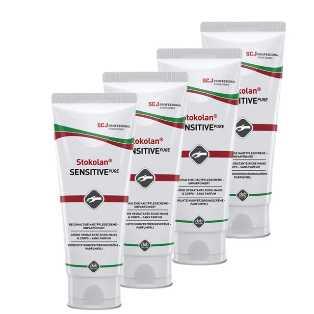 stokolan-sensitive-pure-hautpflegecreme-4x100-ml image 1