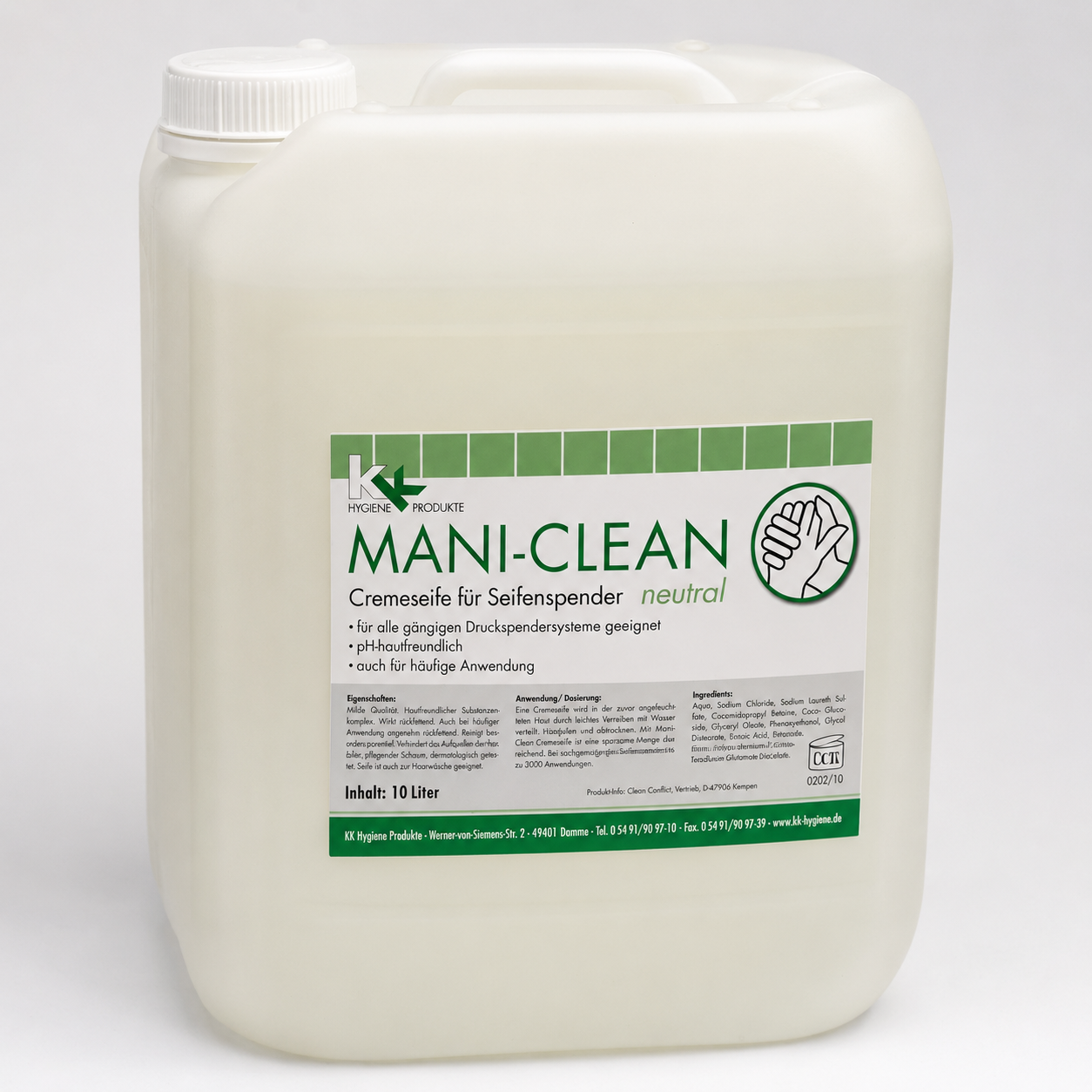 mani-clean-neutral-cremeseife-ohne-parf-m-10-liter image 3