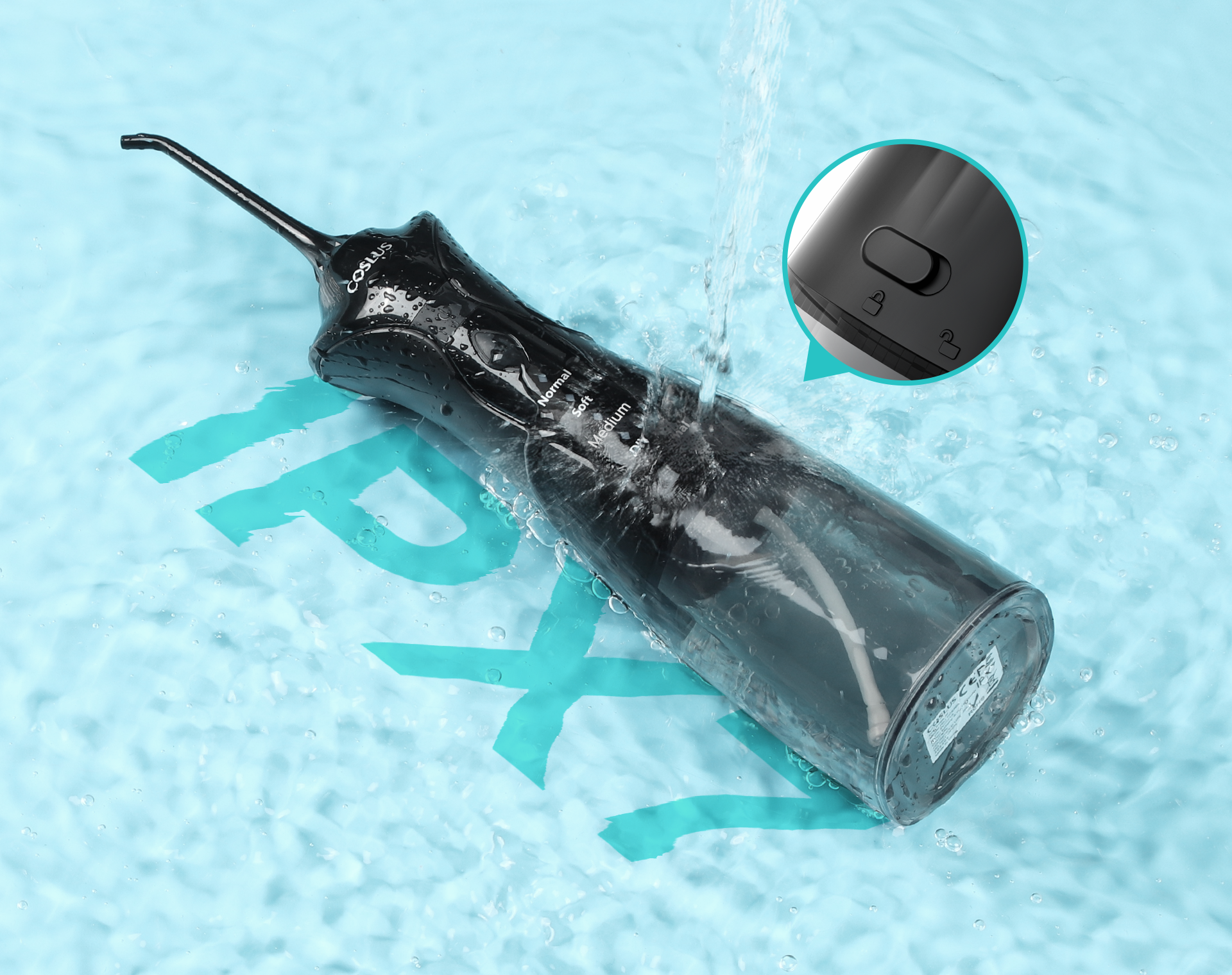 coslus-oral-care-c30-munddusche-schwarz-kabellos image 5