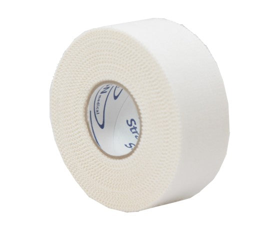 strappal-klebebinde-tape-2-5-cm-x-10-m-wei-unelastisch image 1