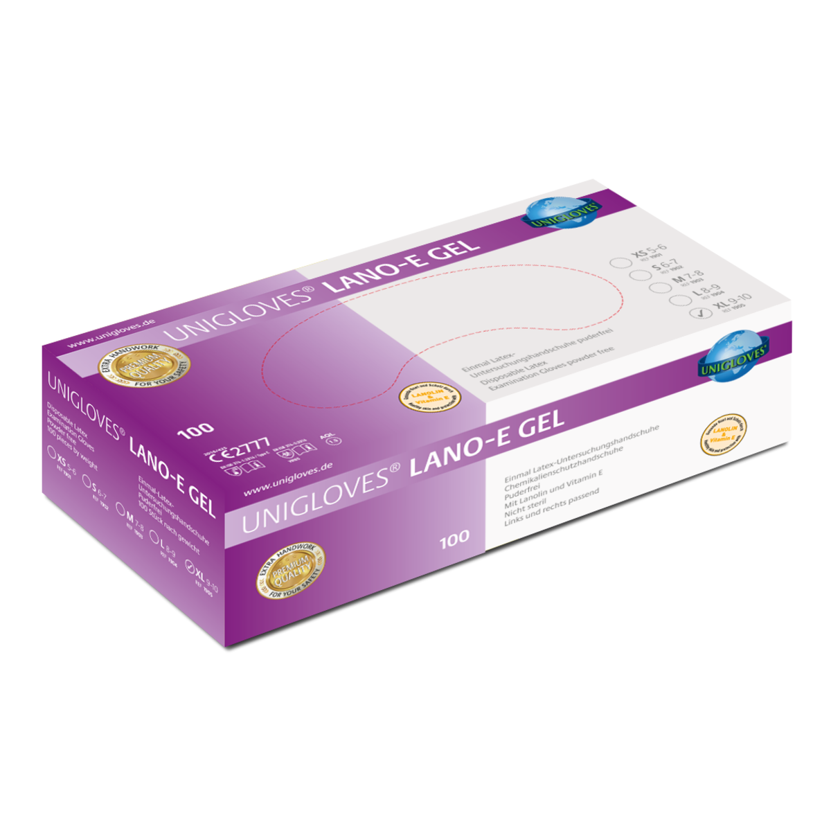 unigloves-lano-e-gel-latexhandschuhe-100-stk-puderfrei-gr-m image 3
