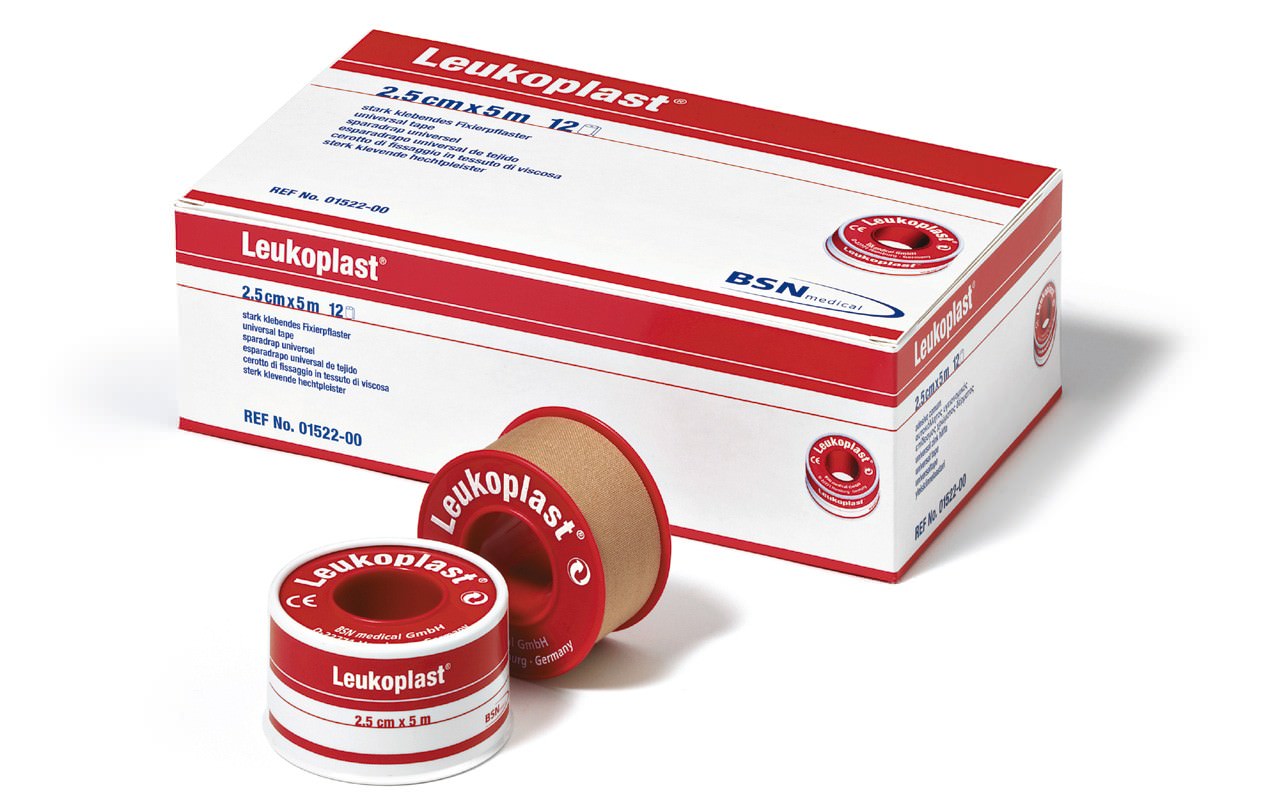 leukoplast-fixierpflaster-2-5-cm-x-5-m-rolle-hautfarben image 1