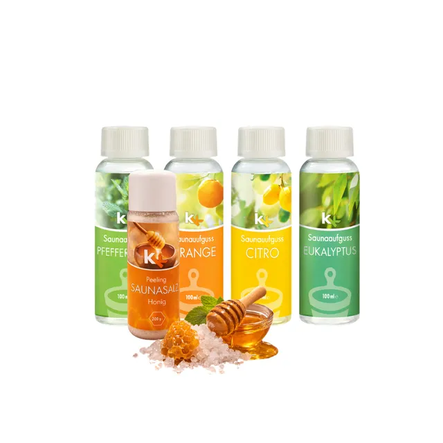 kk-saunaaufguss-set-toskana-4x100-ml-salz-peeling-honig-200-g image 1