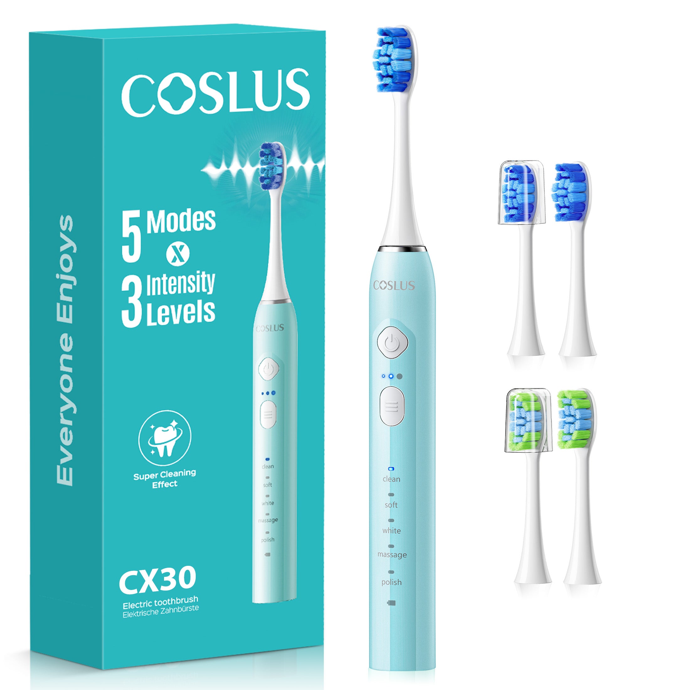 coslus-cx30-elektrische-zahnb-rste-wiederaufladbar-schwarz image 4