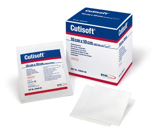 cutisoft-vlieskompresse-steril-10x10-cm-50x2-st-ck-weich image 1