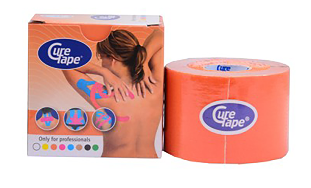 curetape-kinesiologie-tape-5-cm-x-5-m-blau-elastisch image 2