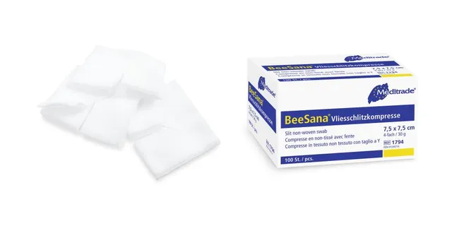 beesana-vlies-schlitzkompressen-7-5x7-5cm-100-st-ck-unsteril image 1