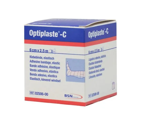optiplaste-c-klebebinde-l-ngselastisch-6-cm-x-2-5-m-rolle image 1