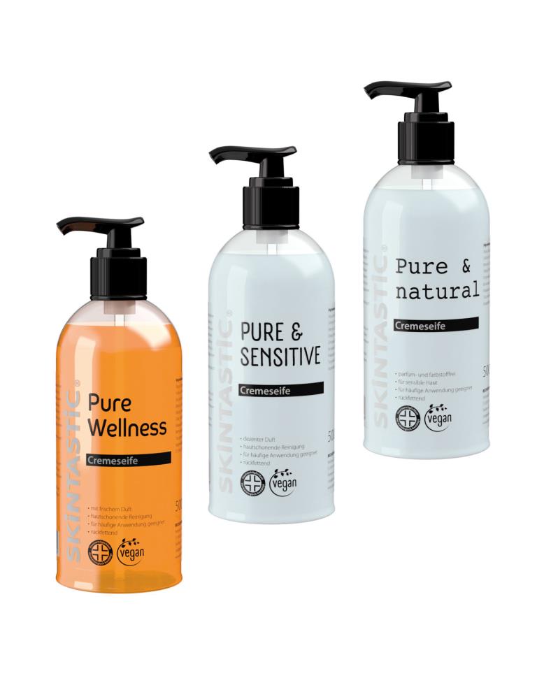 skintastic-hotel-cremeseife-pure-sensitive-500-ml-pumpspender image 1