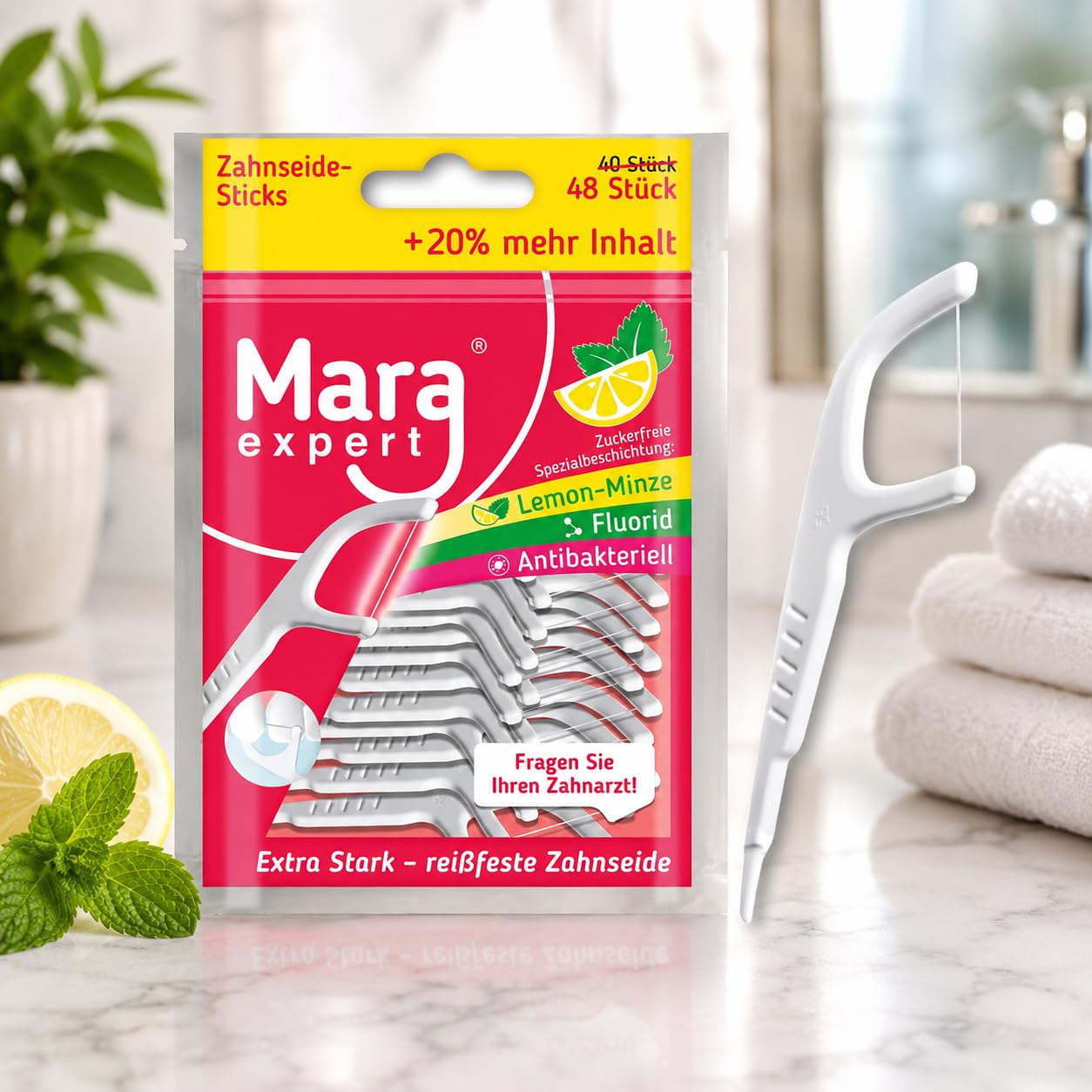 mara-expert-zahnseide-sticks-3-st-ck-lemon-mint-fluorid image 1