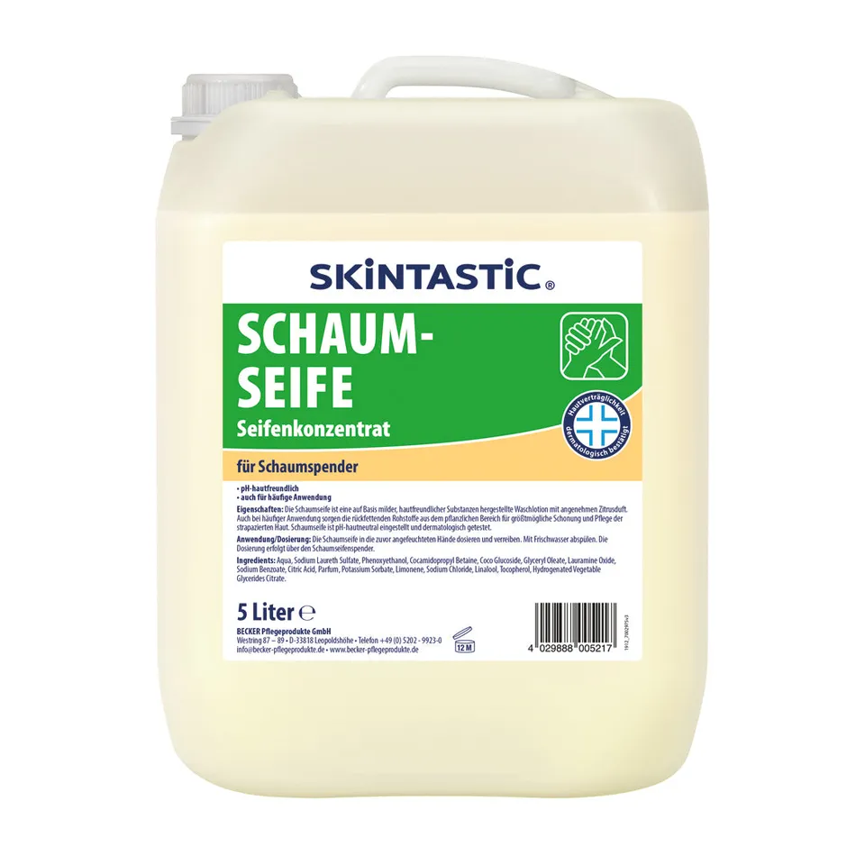 skintastic-schaumseife-5-liter-seife-zitrus-ph-hautneutral image 1