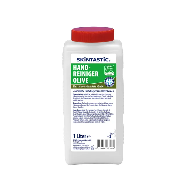 skintastic-handreiniger-olive-1-liter-flasche-mit-olivenkern image 1