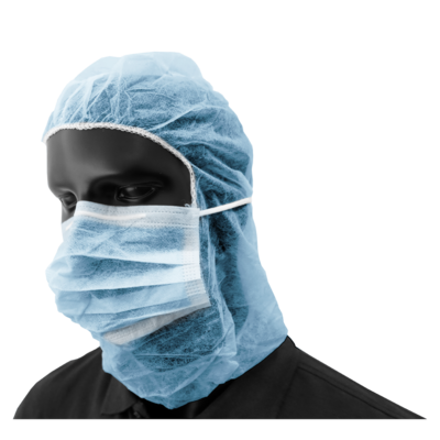 unigloves-astronautenhaube-mundschutz-blau-100-stk image 2