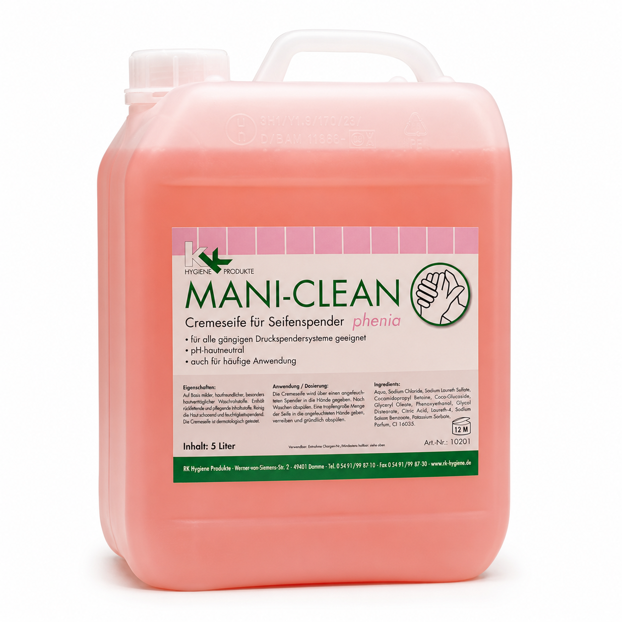 kk-mani-clean-phenia-handwaschseife-5-liter-kanister-blumig image 1