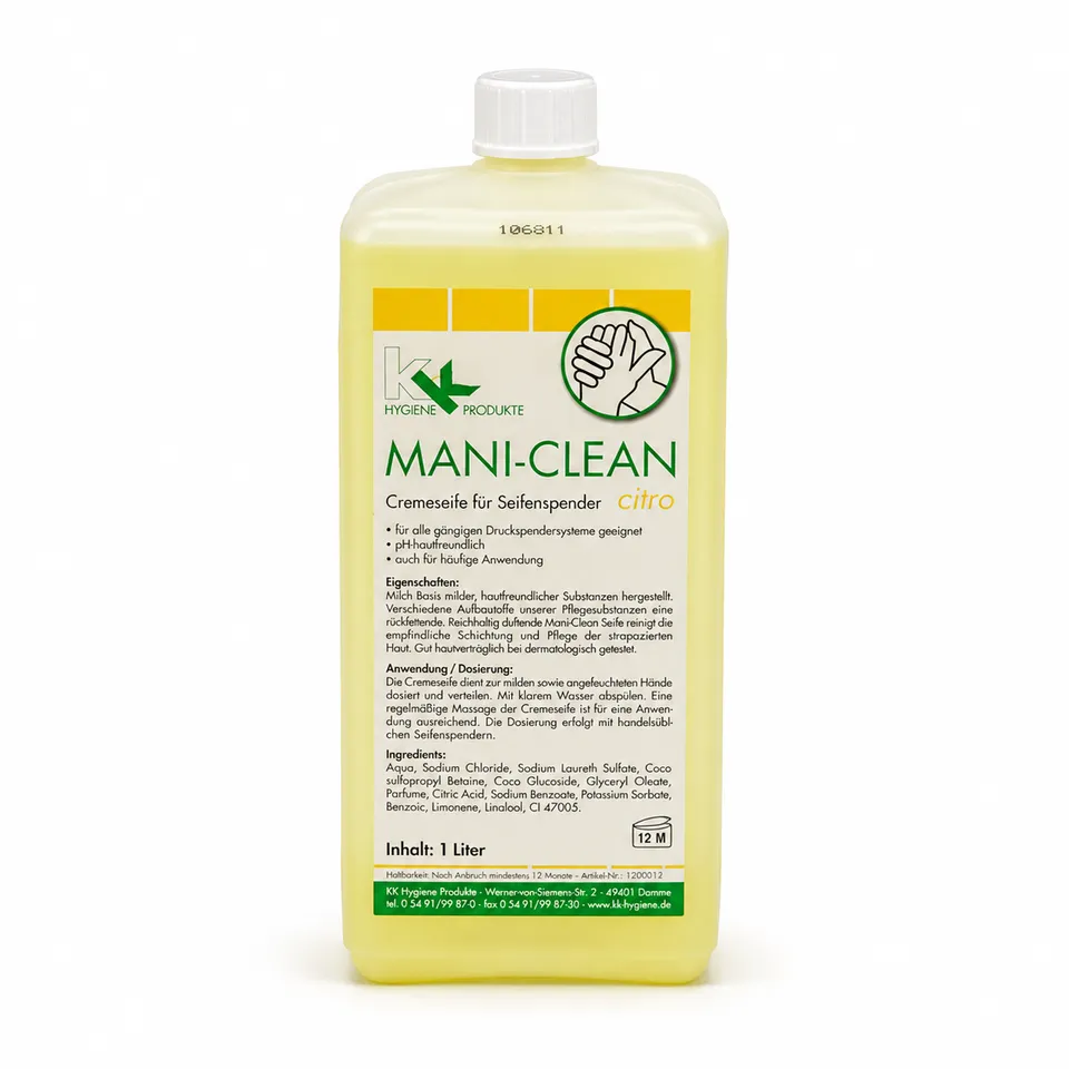 mani-clean-citro-handwaschseife-1-liter-ph-hautfreundlich image 1
